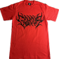 RED "ARACHNOPHOBIA" TEE